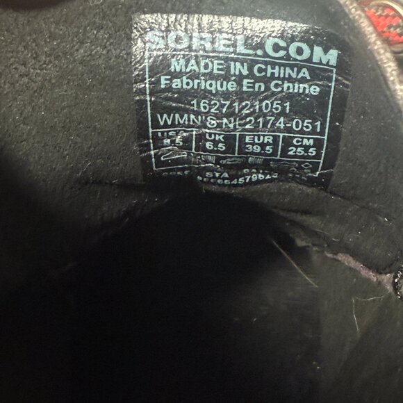 Sorel Women's PDX Grey Brown Hidden Wedge Bootie Size US 8.5 - Picture 12 of 14